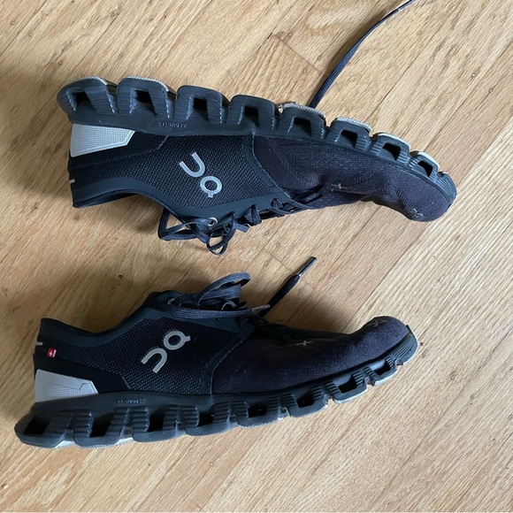 On Running Shoes - On Running Black Athletic Sneakers